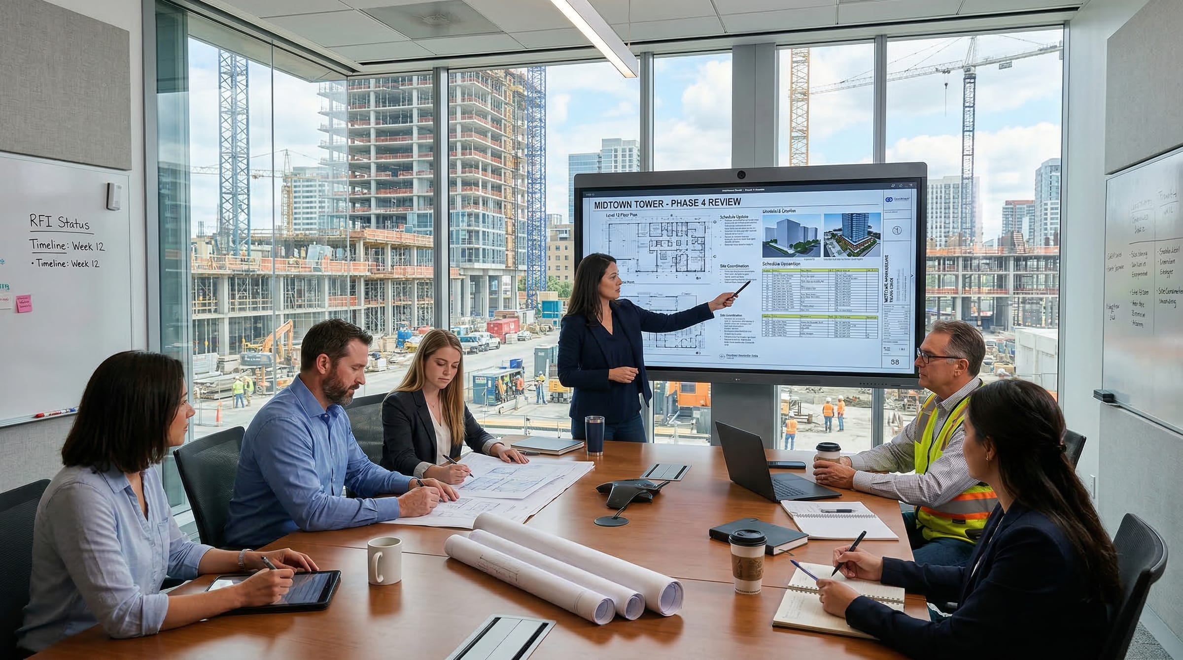 Construction Consulting — professional meeting room